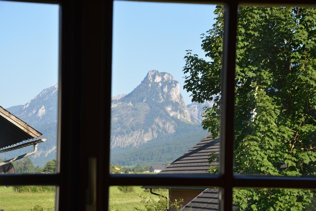 Appart Weisse Urlauben Am Wolfgangsee Sankt Gilgen Oda fotoğraf