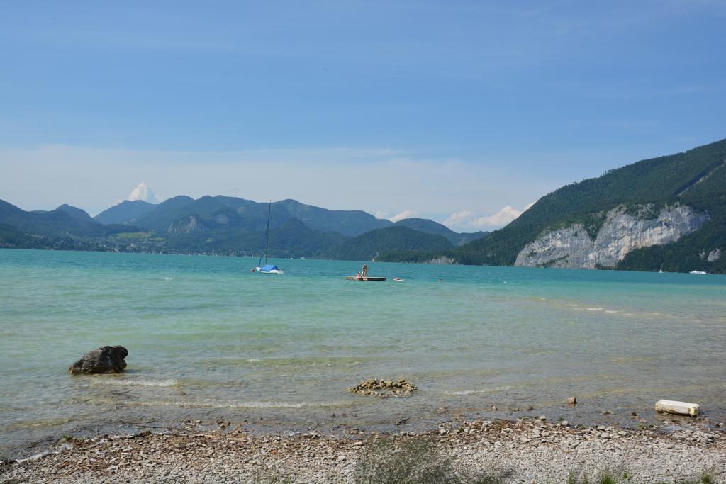 Appart Weisse Urlauben Am Wolfgangsee Sankt Gilgen Dış mekan fotoğraf