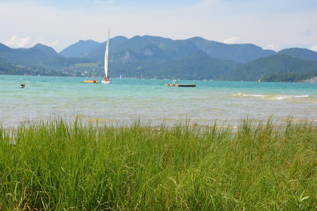 Appart Weisse Urlauben Am Wolfgangsee Sankt Gilgen Dış mekan fotoğraf